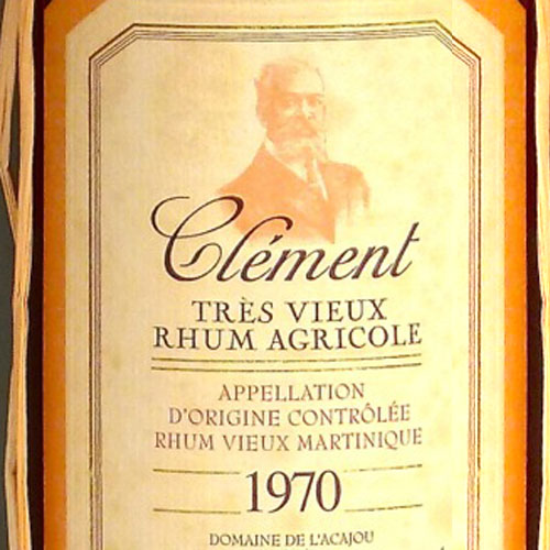 Rhum Clément distilled in 1970 Sold and shipped throughout Europe